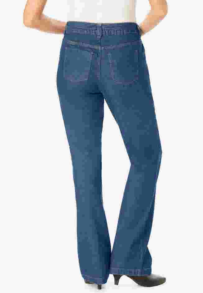Perfect Cotton Wide-Leg Denim Jean image number 1