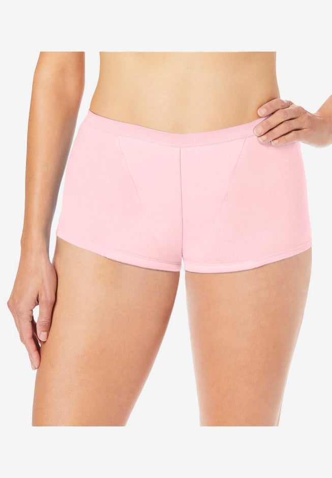 Cotton Incontinence Boyshort 2-Pack image number 1