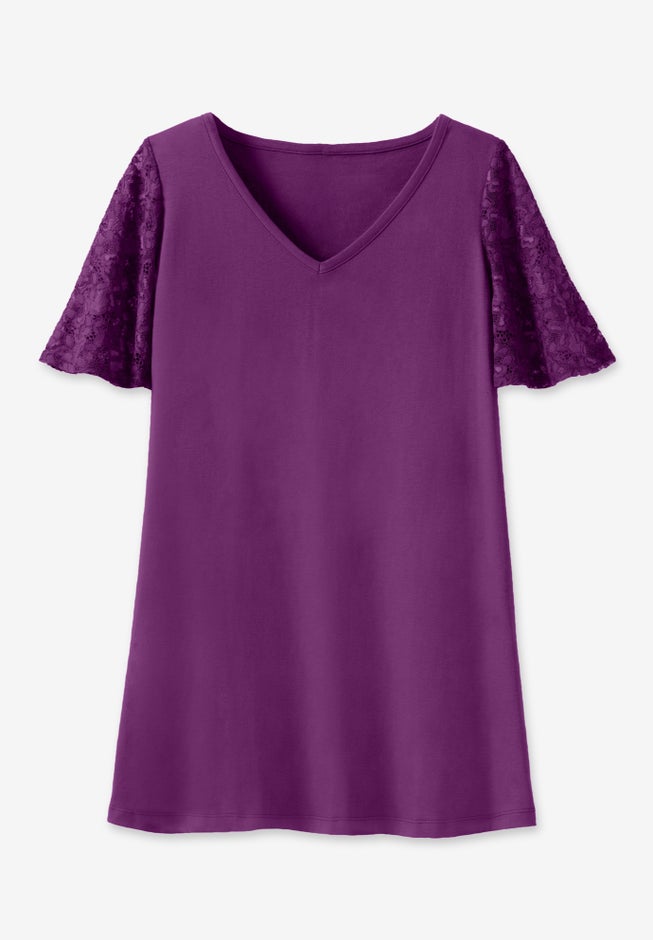 Lace Sleeve Tunic image number 5