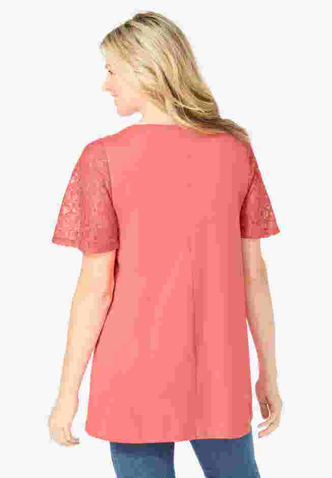 Lace Sleeve Tunic image number 1