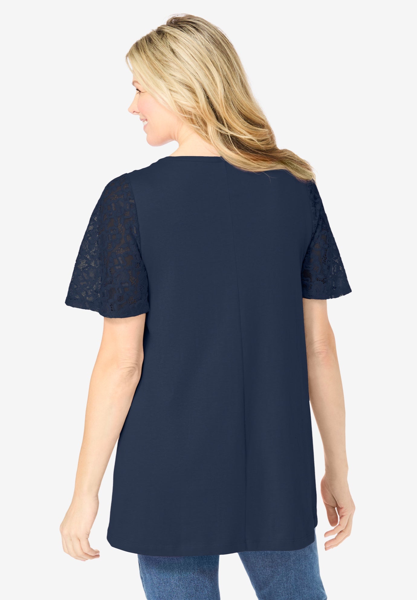 Lace Sleeve Tunic image number 1