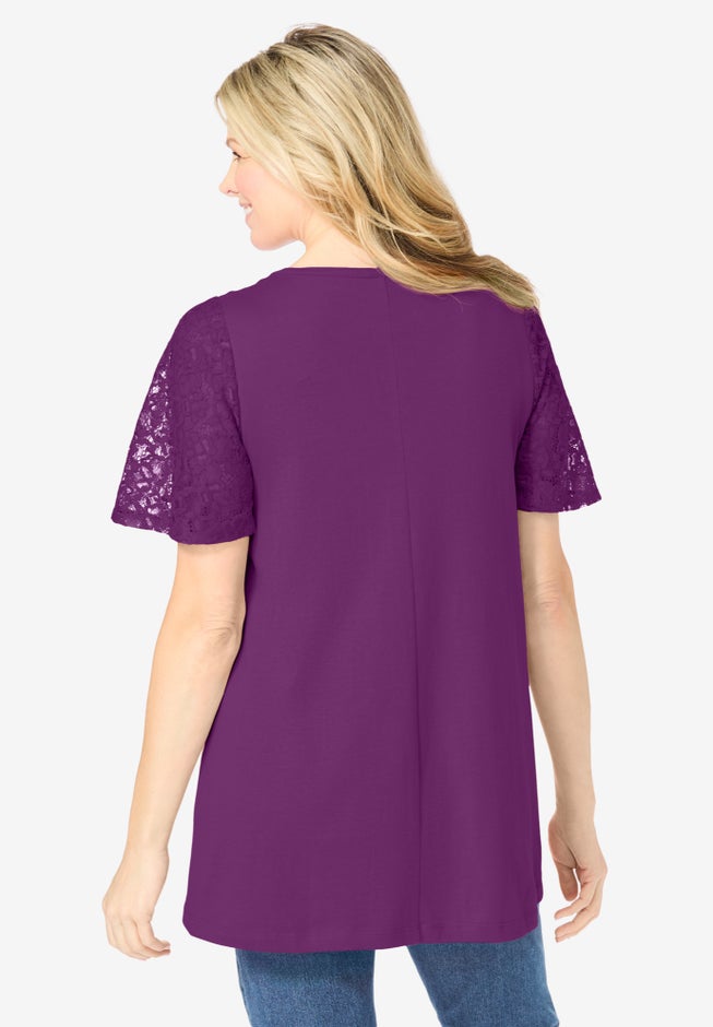 Lace Sleeve Tunic image number 1