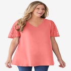 Lace Sleeve Tunic image number null