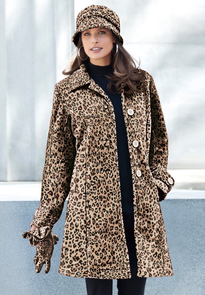 Plus Size Button Up Fleece Jacket image number 3