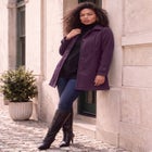 Plus Size Button Up Fleece Jacket image number 0