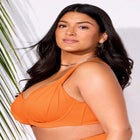 Bra Sized Drape Front Underwire Bikini Top image number null