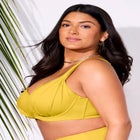 Bra Sized Drape Front Underwire Bikini Top image number 3