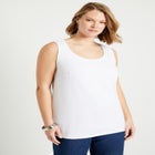 Scoopneck One + Only Tank Top image number null