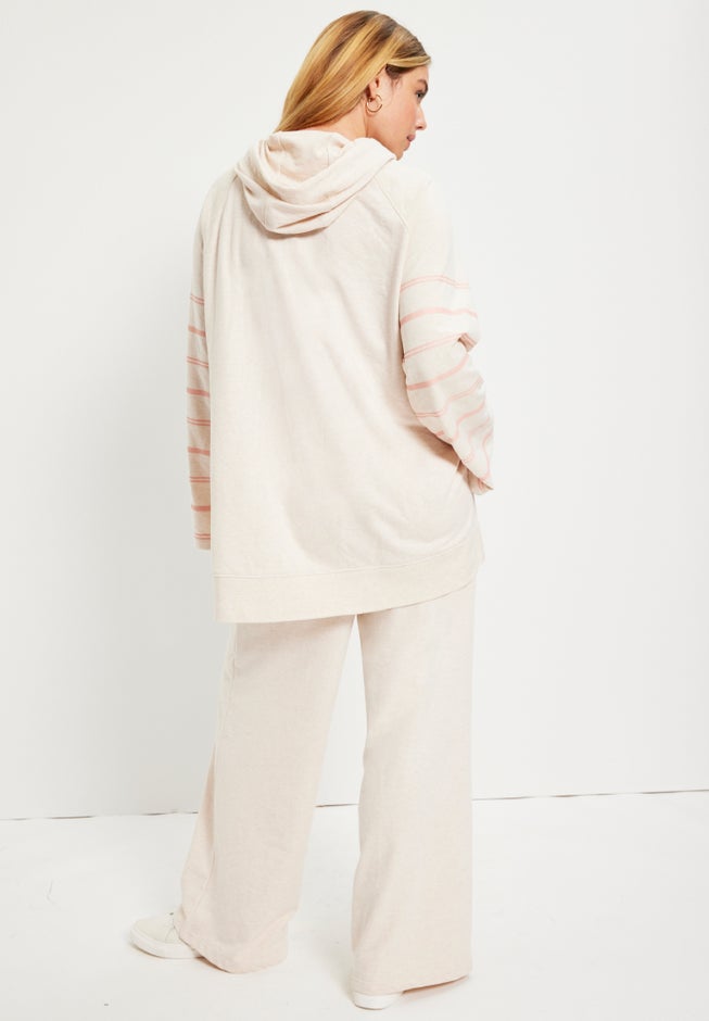 Bell-Sleeve French Terry Sweatshirt image number 1