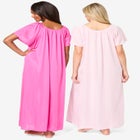 2-Pack Long Silky Gown image number null