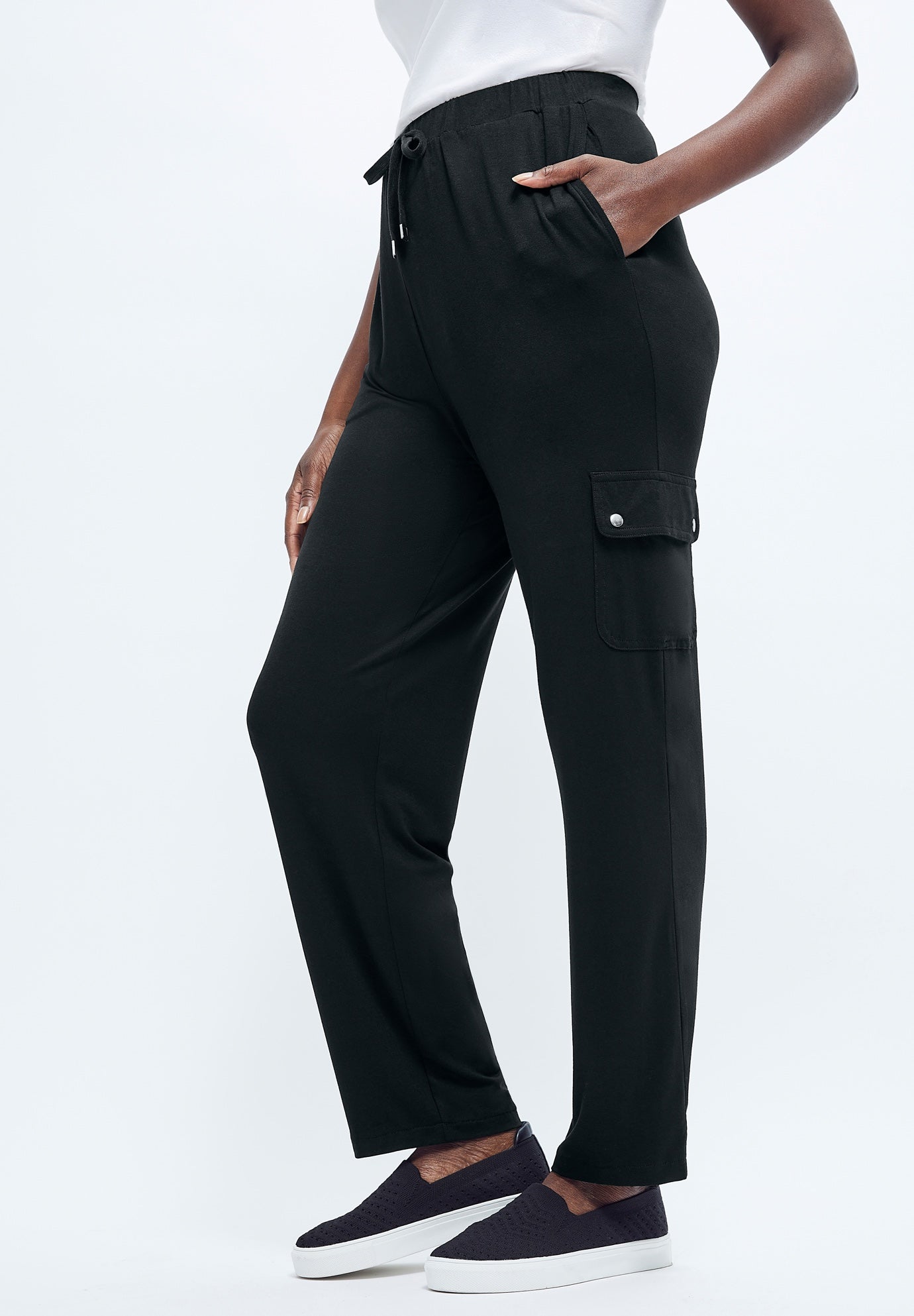 2-Piece Stretch Knit Cargo Set image number 3