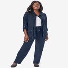 2-Piece Stretch Knit Cargo Set image number null