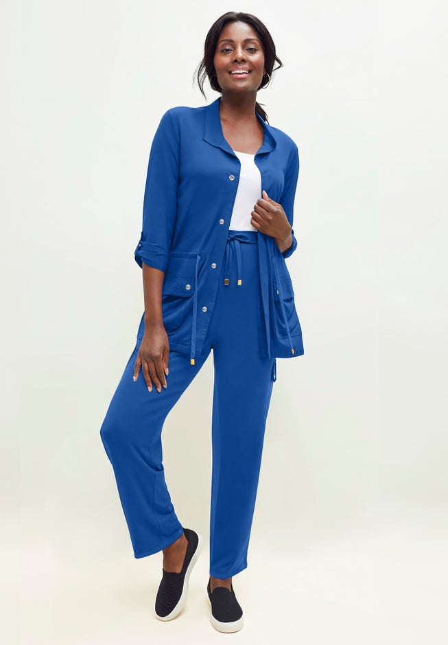 2-Piece Stretch Knit Cargo Set image number 0