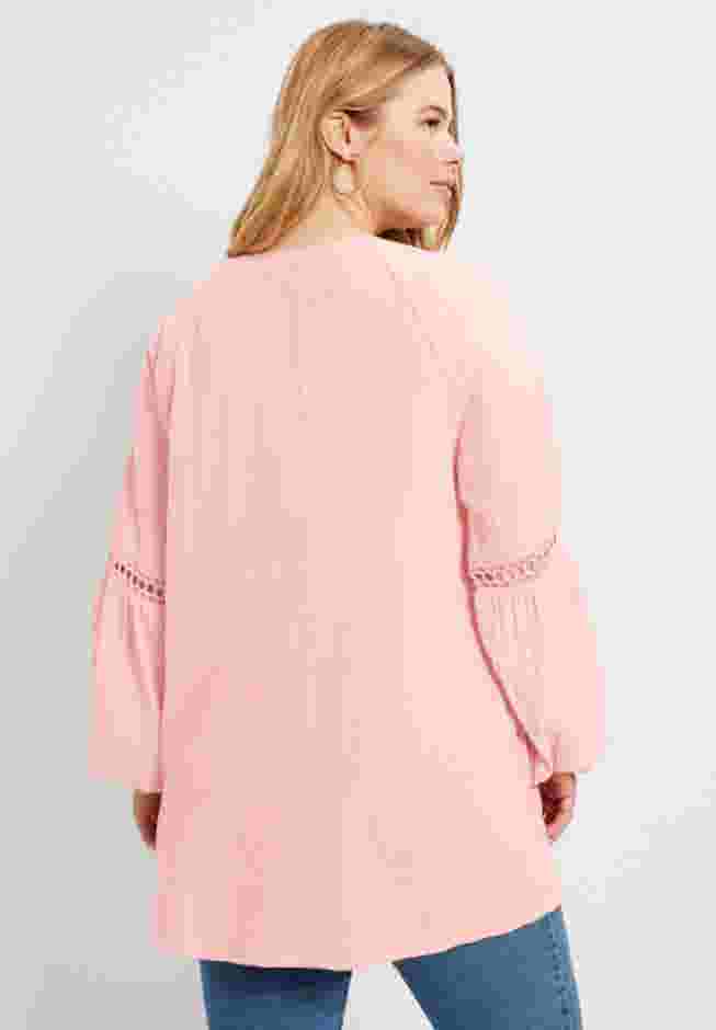 Crochet-Sleeve Popover Tunic image number 1