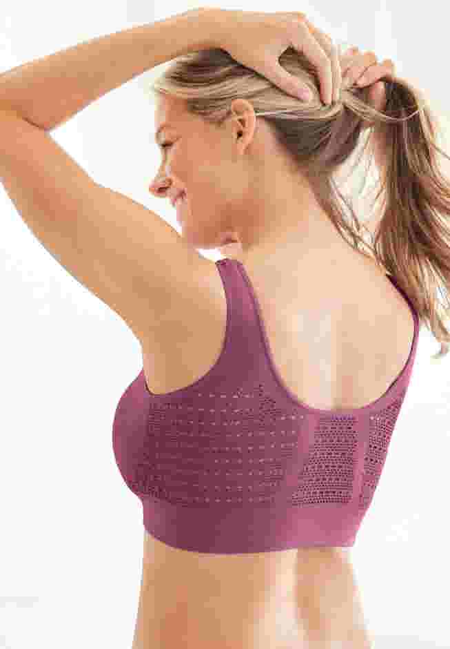 Wireless Cooling Seamless Bra image number 6
