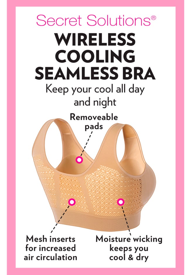 Wireless Cooling Seamless Bra image number 3
