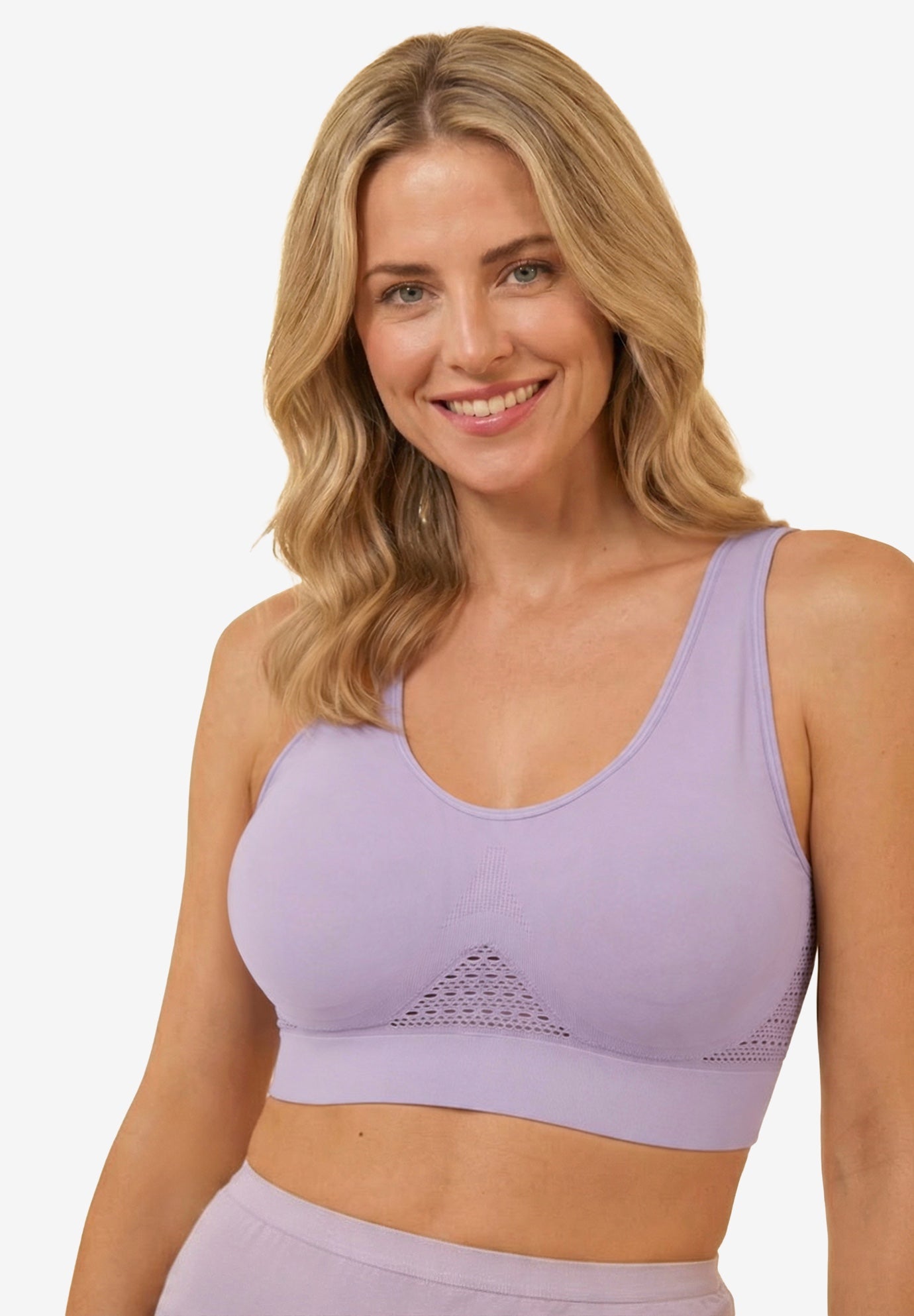 Wireless Cooling Seamless Bra image number 0