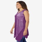 Sleeveless Hanky Hem Tunic image number null