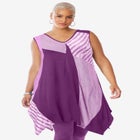 Sleeveless Hanky Hem Tunic image number null