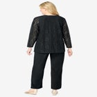 3-piece Lace Jacket/Tank/Pant Set image number null