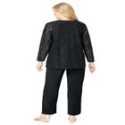 3-piece Lace Jacket/Tank/Pant Set image number null