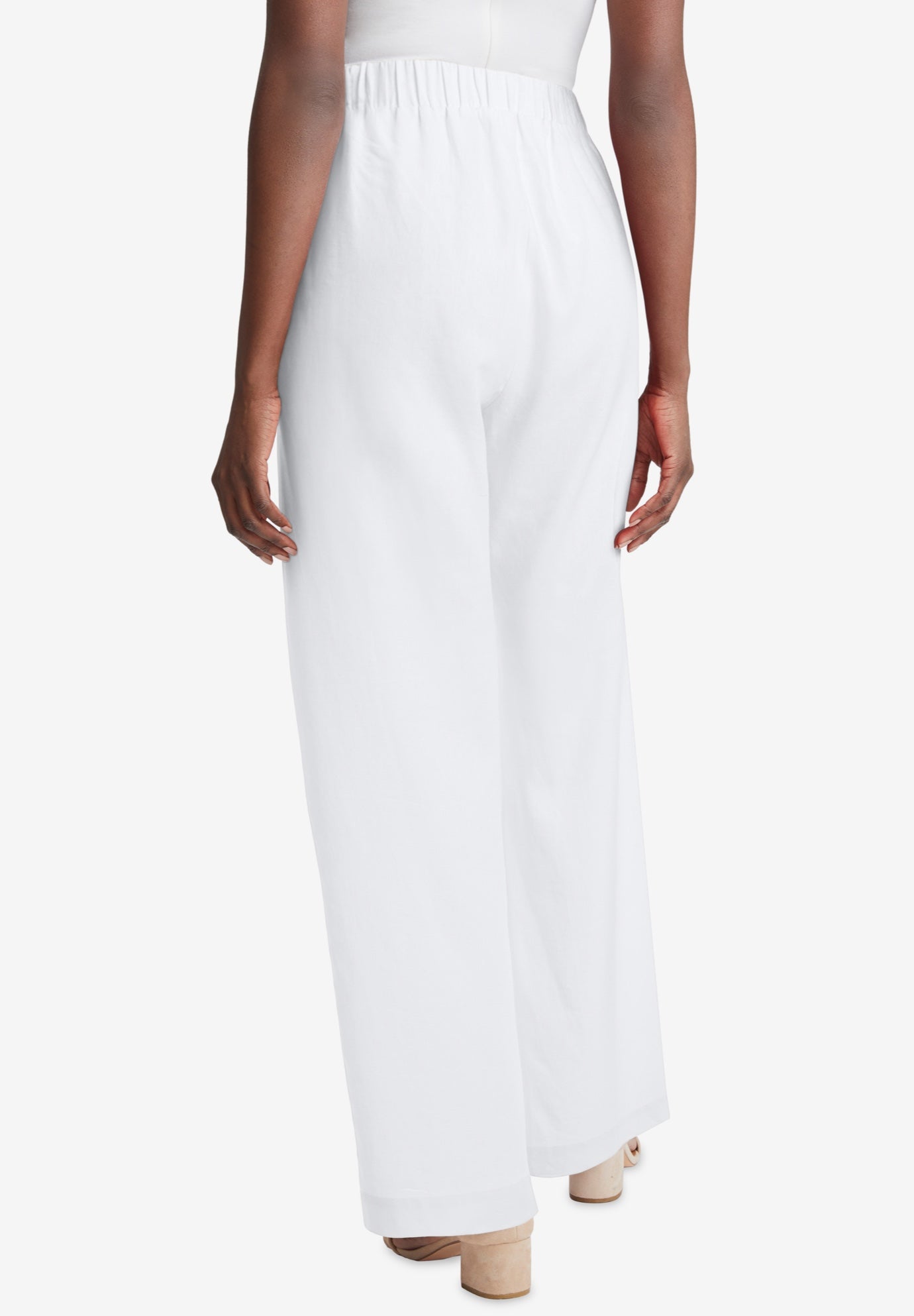 Linen Wide Leg Sailor Pant image number 1