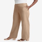 Linen Wide Leg Sailor Pant image number null