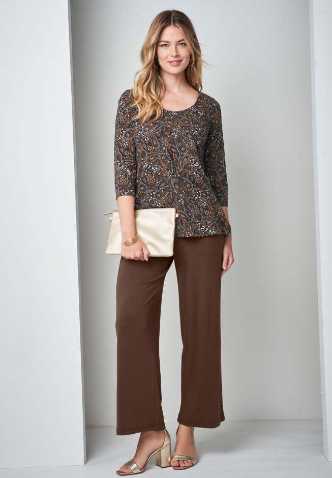 Soft Ease Wide Leg Pant image number 3