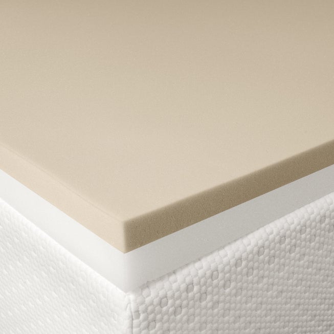 3" Gel Memory Foam Revitalizer Topper With Skirted Cover image number 3