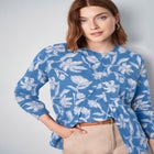 Fine Gauge Button-Front Cardigan image number 0