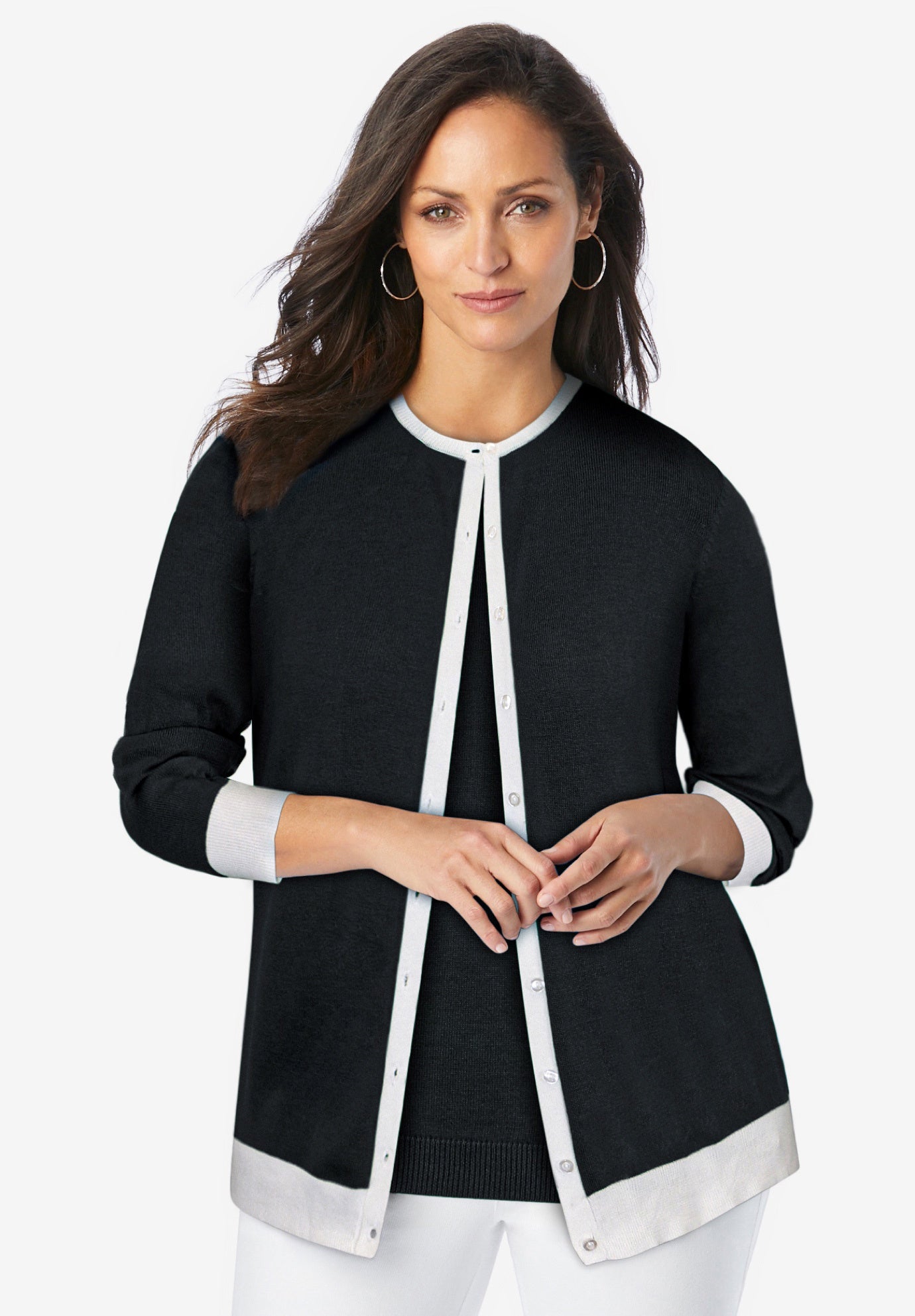 Fine Gauge Cardigan image number 0