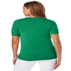 Fine Gauge Crewneck Knit Shell image number null