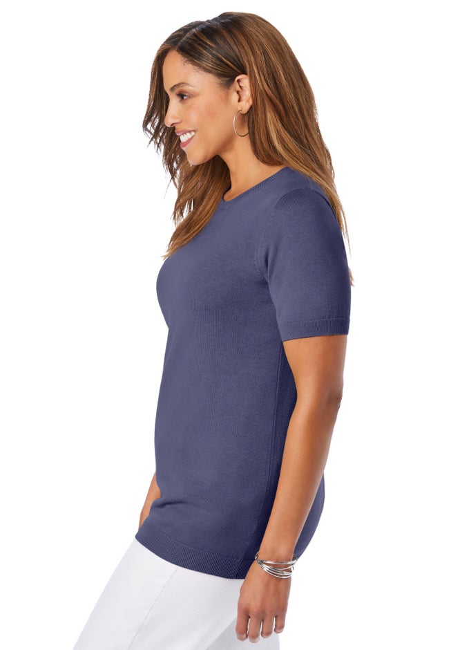 Fine Gauge Crewneck Shell image number 2