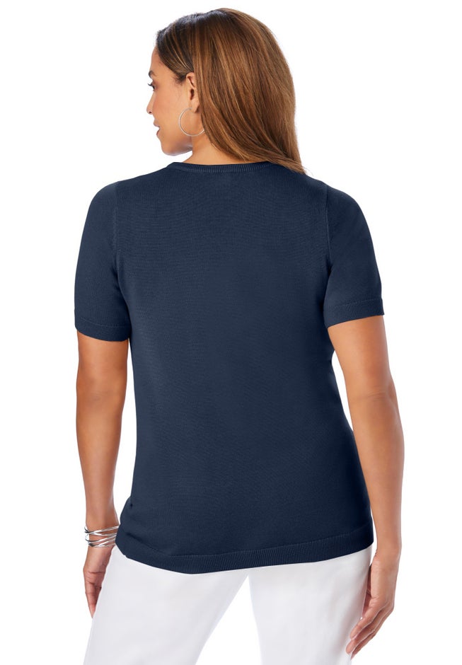 Fine Gauge Crewneck Shell image number 1