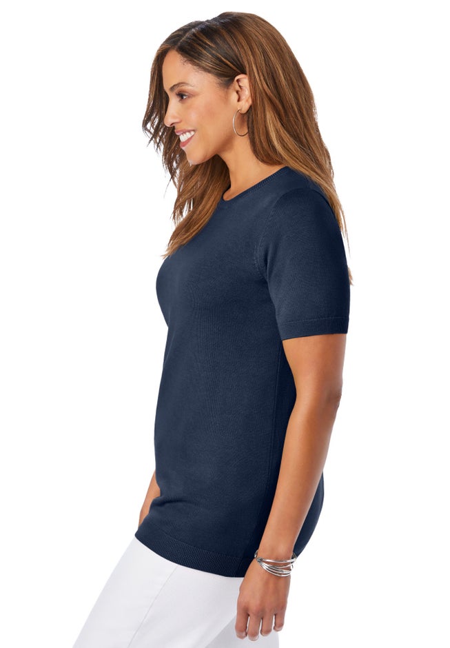 Fine Gauge Crewneck Shell image number 2