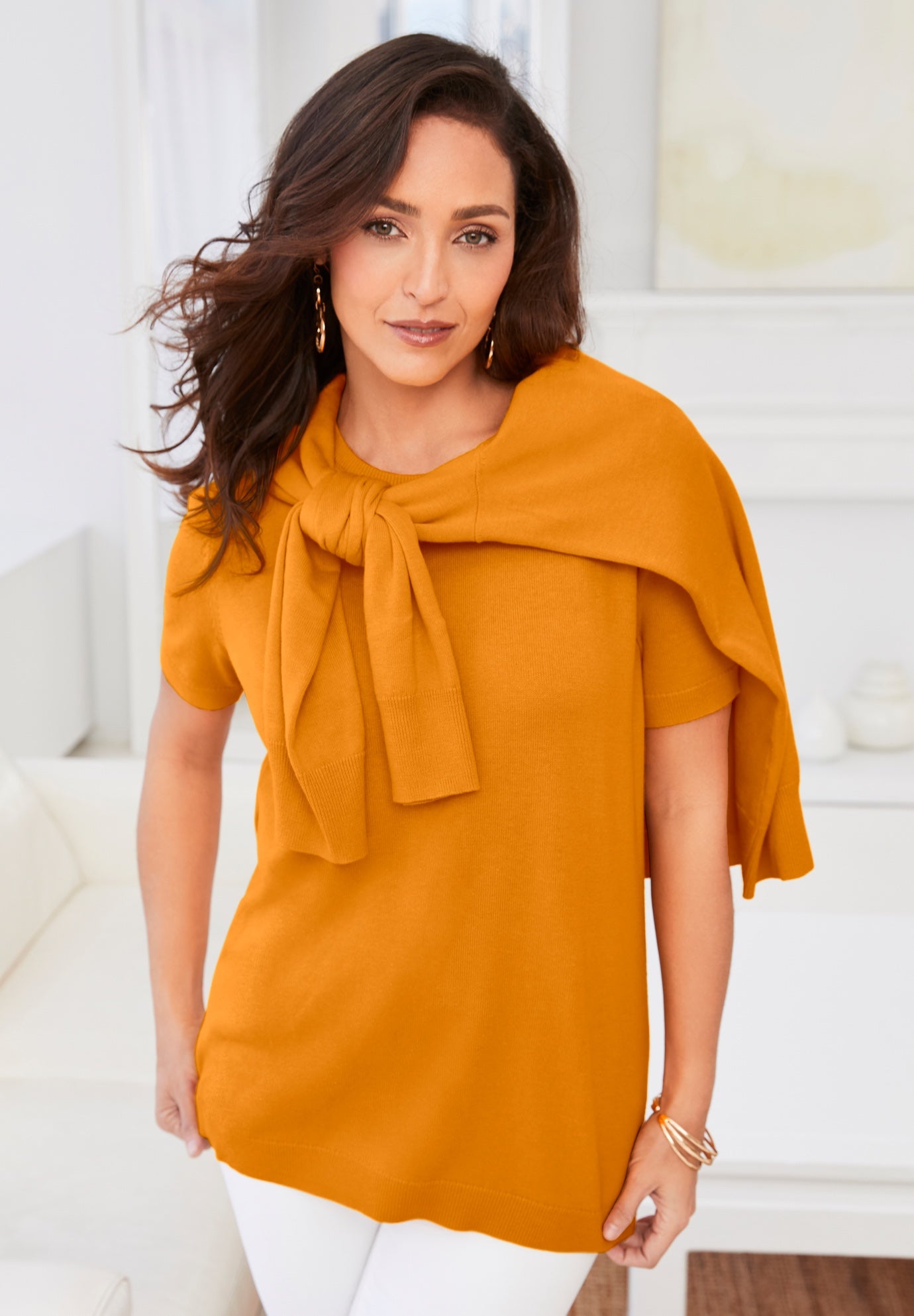 Fine Gauge Crewneck Shell image number 0