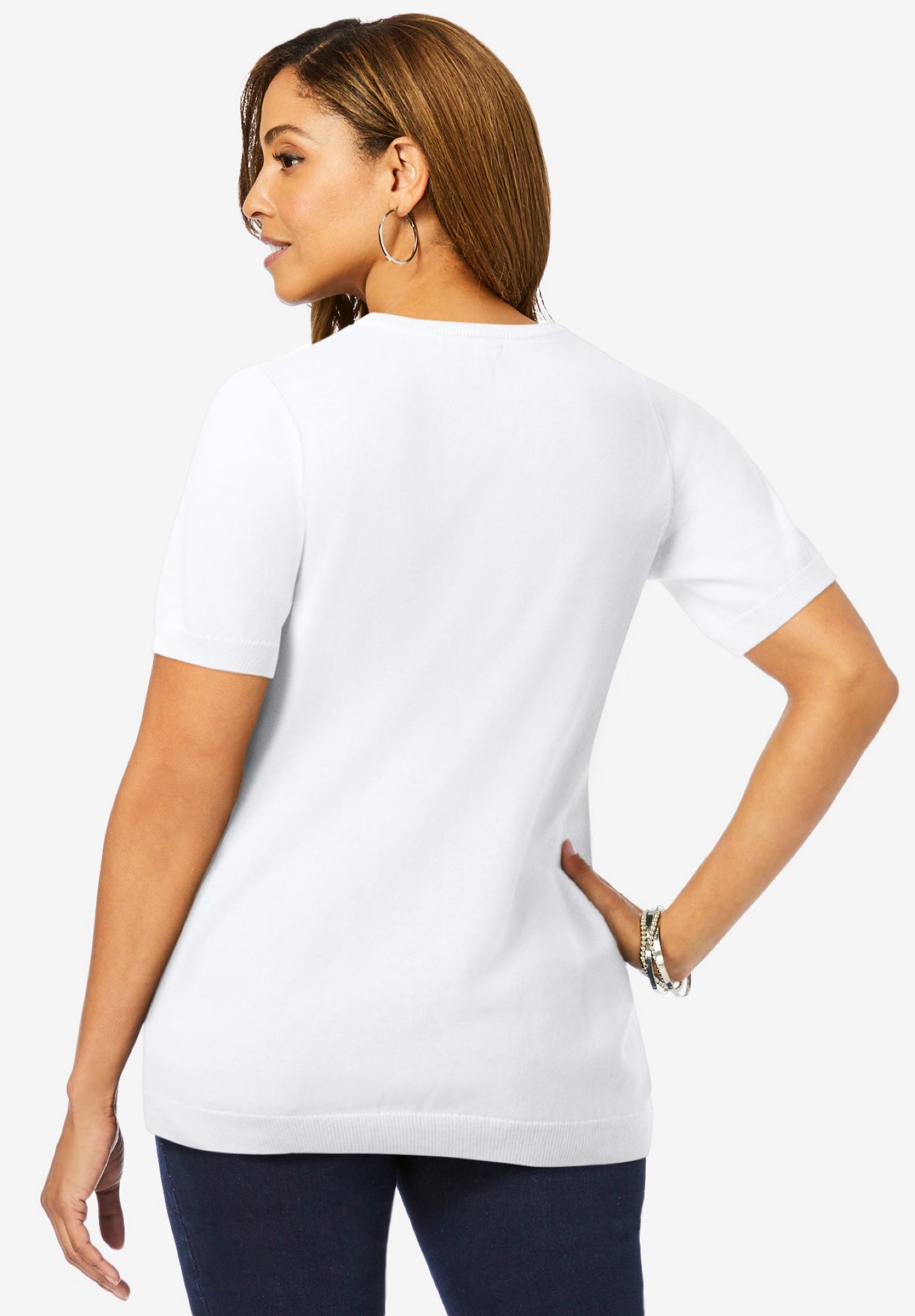 Fine Gauge Crewneck Shell image number 1