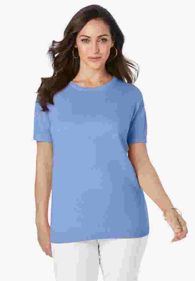 Fine Gauge Crewneck Shell image number 0