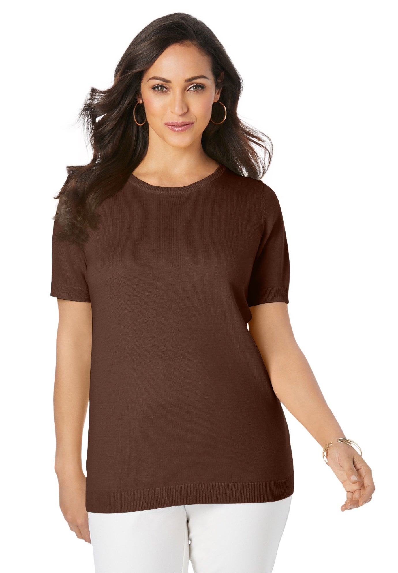 Fine Gauge Crewneck Shell image number 1