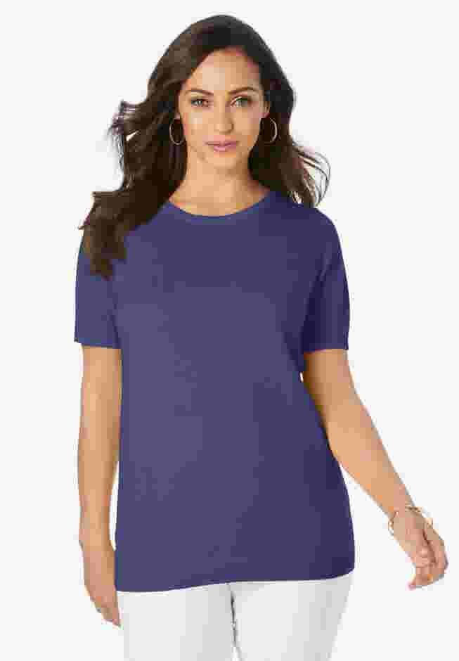 Fine Gauge Crewneck Shell image number 0