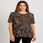 Fine Gauge Crewneck Knit Shell image number null