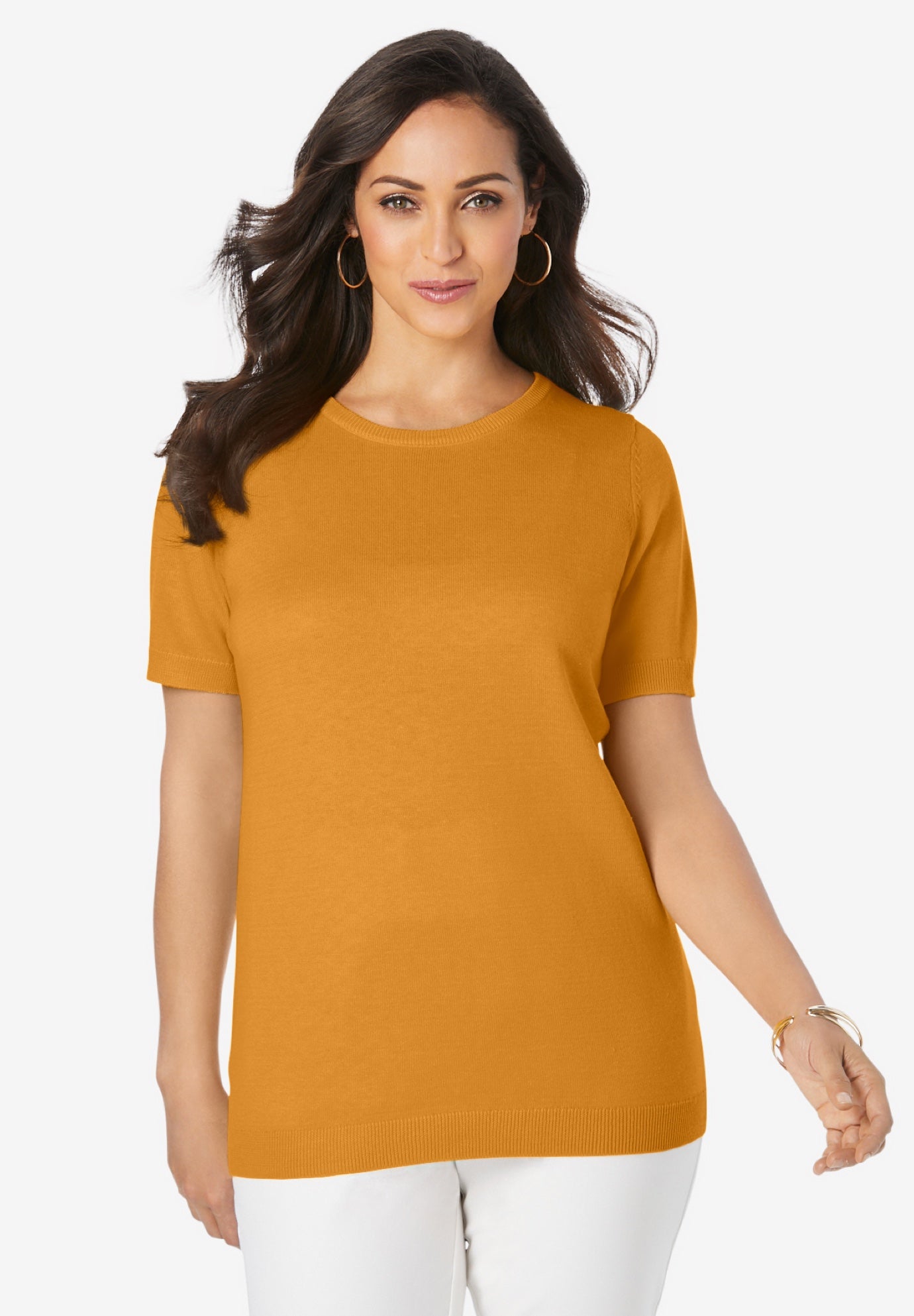 Fine Gauge Crewneck Shell image number 0