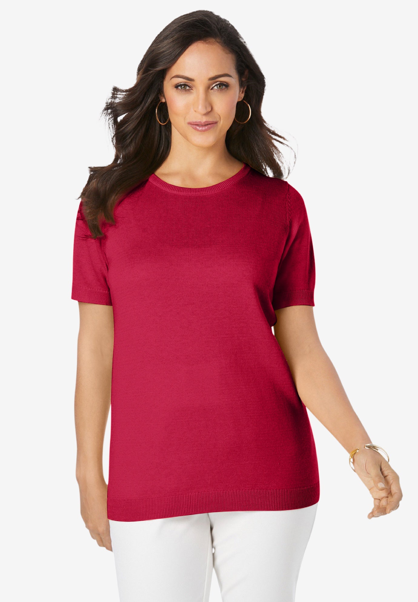 Fine Gauge Crewneck Shell image number 0