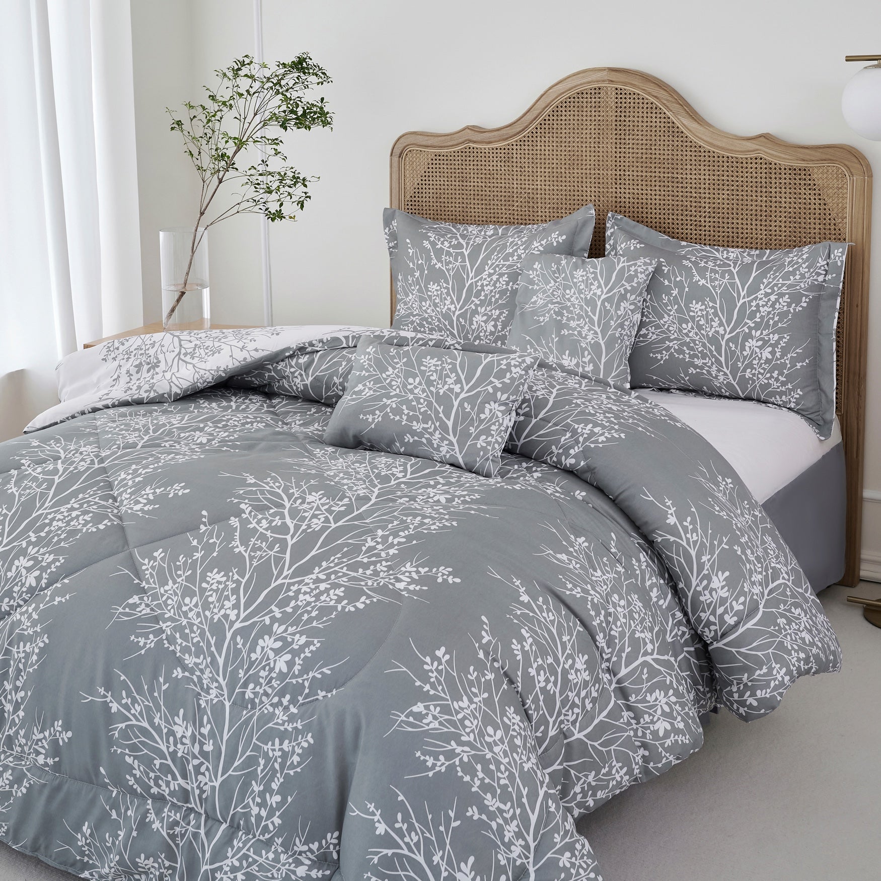 Reversible Foliage Comforter Set image number 1