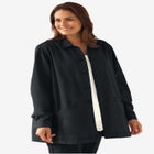 Pleat-Back Denim Jacket image number null