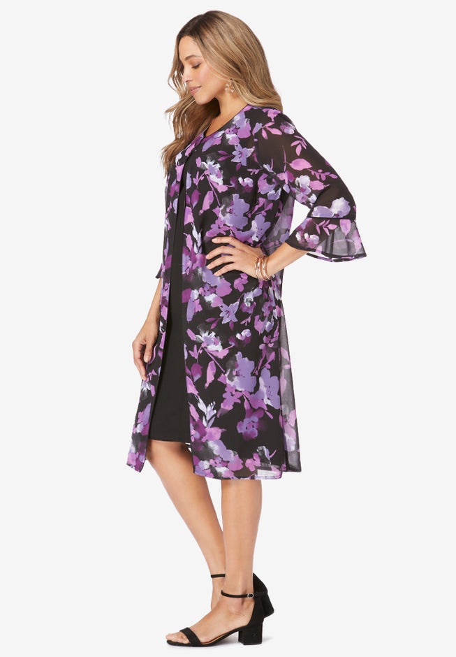 2-Piece Duster Jacket Dress image number 2