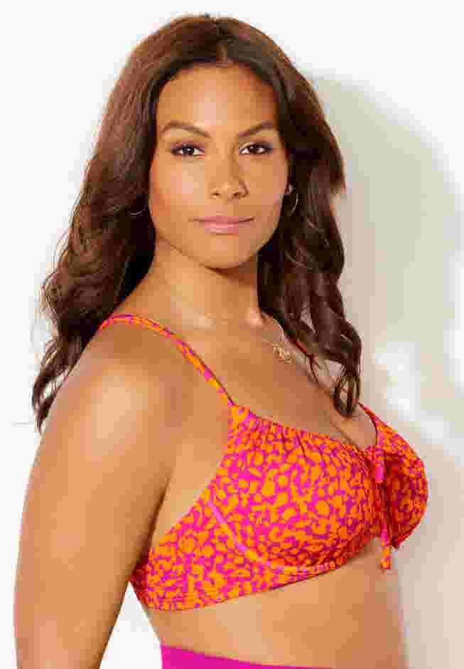 Adjustable Push Up Underwire Bikini Top image number 2