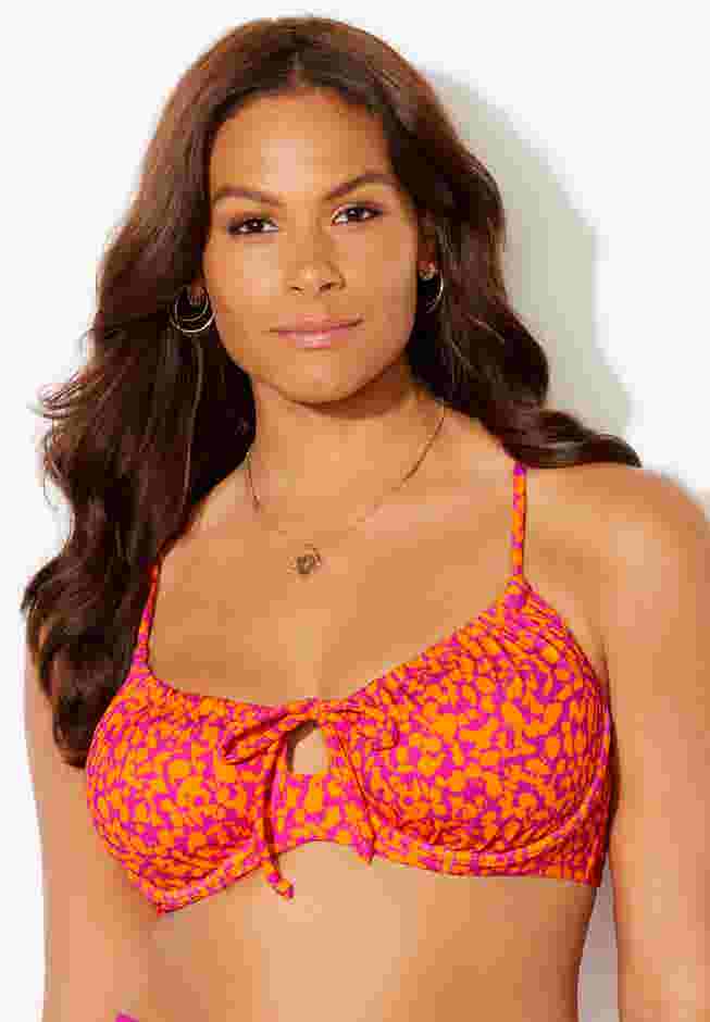 Adjustable Push Up Underwire Bikini Top image number 0