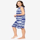 Zip-Front Terry Romper image number null