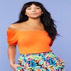 Puff Sleeve Off-The-Shoulder Top image number null